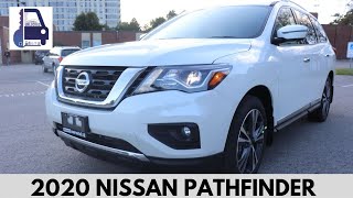 2020 Nissan Pathfinder Platinum 4x4 In Depth Detailed Walk Around and Review [upl. by Atnaloj266]