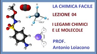 LA CHIMICA FACILE  Lezione 04  I legami chimici [upl. by Urbana]