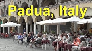 Padua Italy travel in the Old Town [upl. by Ynnaj]