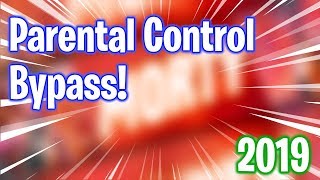 😍 HOW TO BYPASS Parental Control Settings NEW  Working 2022 [upl. by Ellesirg993]