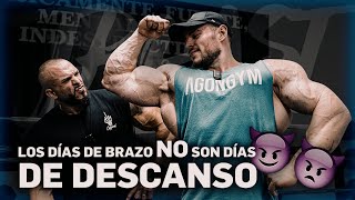 REVENTANDO LOS BRAZOS CON fedebodybuilding [upl. by Hynda]