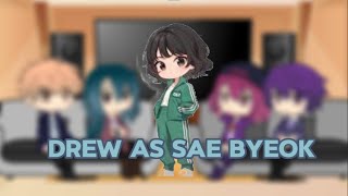 TMF react to Drew as Sae Byeok  OG [upl. by Lilias]