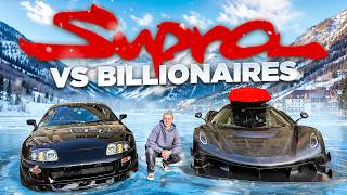 1000HP Supra terrorizing Billionaires Hypercarmeet in Switzerland [upl. by Goldia]