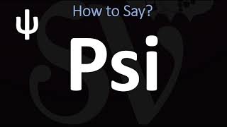 How to Pronounce Psi CORRECTLY  ψ Greek Alphabet Pronunciation [upl. by Haon]