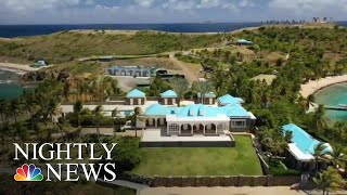 Jeffrey Epstein’s Life On His Private Caribbean Islands  NBC Nightly News [upl. by Annasoh]