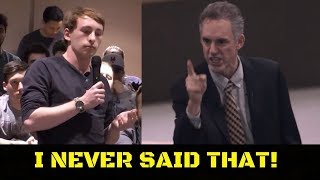 Student Tries to FRAME Jordan Peterson INSTANTLY DISPROVEN Lafayette University [upl. by Airdnaz]