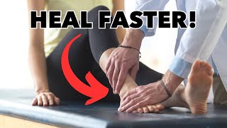 Help Your Sprained Ankle Heal Quicker Physical Therapy Technique [upl. by Muscolo]