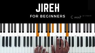 How to Play Jireh  Piano Tutorial [upl. by Gert367]