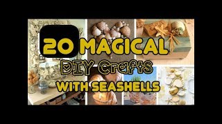 20 Magical DIY Crafts With Seashells [upl. by Cacka]