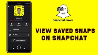 How To View Saved Snaps On Snapchat [upl. by Odlanier]