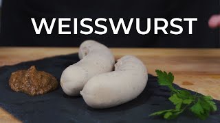 Homemade Weisswurst “Munich Style”  A Delicious Bavarian Classic [upl. by Ssur]