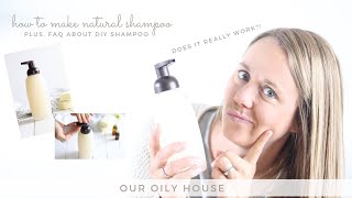 Homemade Shampoo Recipe  How to Switch to Natural Shampoo [upl. by Anerys836]