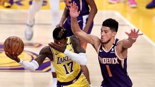 Devin Booker Ejected Flagrant 2 Davis 34 Pts 2021 NBA Playoffs [upl. by Felix]