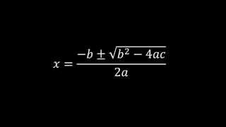 The Quadratic Formula Song  With Harmony [upl. by Yannodrahc232]