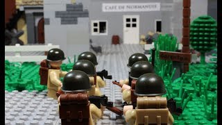 Lego WW2  Battle of Carentan [upl. by Yggam]