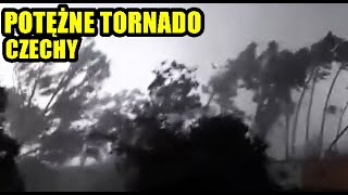 POTĘŻNE TORNADO W CZECHACH 😱❗ NISZCZYCIELSKI ŻYWIOŁ ZRYWA DACHY ❗ SZOKUJĄCE NAGRANIE ❗ [upl. by Jerri58]