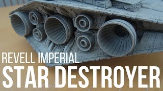 Star Destroyer Model Kit Build by Revell [upl. by Yecart]