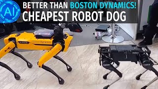 Cheapest Robot Dog  UNITREE ROBOTICS Boston Dynamics Spot Alternative [upl. by Notsgnik350]