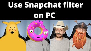 Use Snapchat Filter and Lenses on PC [upl. by Greggory923]