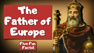 Who was Charlemagne  FIVE FUN FACTS [upl. by Nauqes]