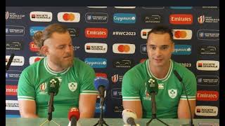 Irish Rugby Team Receives Tremedous Welcome In Tours France For The 2023 World Cup Ireland RTE News [upl. by Eustashe]