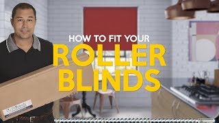 How to fit roller blinds [upl. by Sarazen]