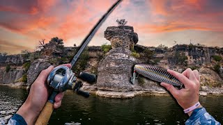 Fishing The Most INCREDIBLE Canyon Lake In Texas PART 1 [upl. by Rfinnej]