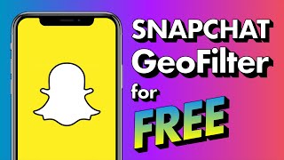 How to Make a FREE Snapchat GeoFilter  2020 Update [upl. by Hally]