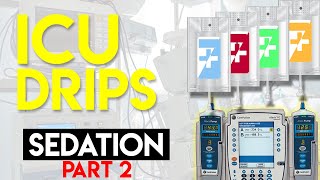 Sedation in ICU Patients Part 2  ICU Drips [upl. by Eilama]