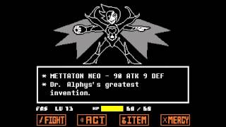 Undertale  Mettaton NEO Boss Fight [upl. by Mackay]