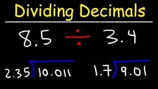 Dividing Decimals  Not So Easy [upl. by Luoar]