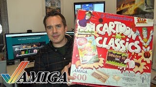 Amiga 500 Plus Computer System Review  Cartoon Classics [upl. by Hajan]