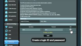 ASUS router quick howto VPN server tutorial [upl. by Dualc]