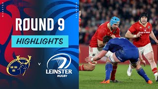 Munster v Leinster  Highlights  Round 9  URC 202425 [upl. by Melinde40]