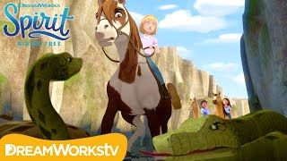 Snake Attack  SPIRIT RIDING FREE  Netflix [upl. by Westberg]