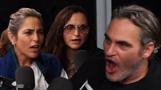 Joaquin Phoenix FIGHTS With His Sisters [upl. by Nasah]