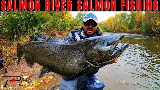 Salmon Fishing New Yorks World Famous Salmon River [upl. by Daggett191]