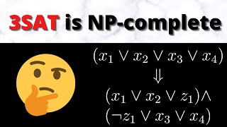 3SAT is NPcomplete Proof [upl. by Somisareg]