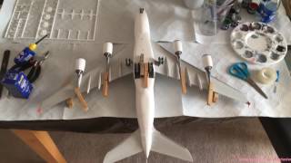 Construction of Revell A380 New Livery [upl. by Vandervelde]