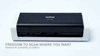 Brother ADS1200 Compact document scanner [upl. by Suisyola880]