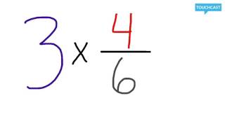 Multiplying Whole Numbers by Fractions [upl. by Elegna]