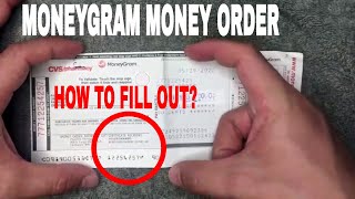 ✅ How To Fill Out Moneygram Money Order 🔴 [upl. by Yrellam829]