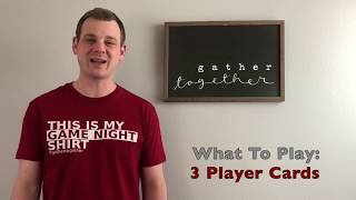 What To Play 3 Player Card Games [upl. by Dorita725]