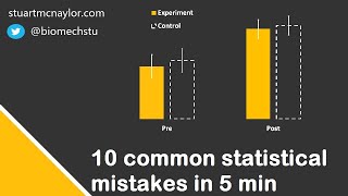 Ten Statistical Mistakes in 5 Min [upl. by Grados763]