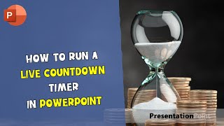 How to run a live countdown timer in PowerPoint [upl. by Attenej]