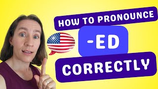 How to Pronounce the ED Ending Correctly in English [upl. by Otrebogad584]