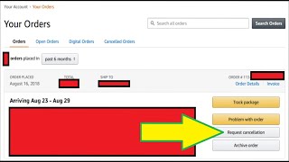 how to cancel an amazon order on pcwindowsandroidiphone [upl. by Annej985]
