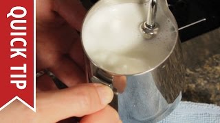 How to AutoFroth Milk for Lattes [upl. by Felisha889]