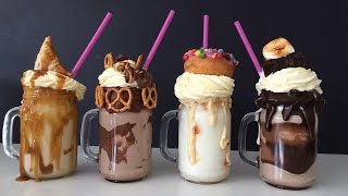 EXTREME MILKSHAKE RECIPES How To Cook That Ann Reardon FREAKSHAKES [upl. by Gottfried138]