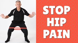 STOP HIP PAIN amp Snapping 5 Best Exercises at Home [upl. by Assilen]